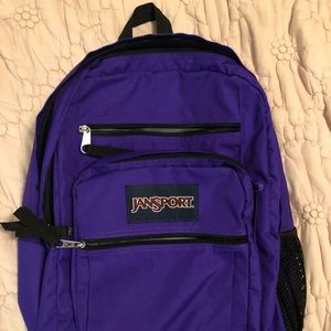Jansport Big Student Backpack- Purple